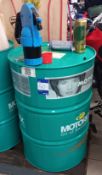 Part Barrel of Motorex Formula 4T 10/40 Engine Oil with Dispenser