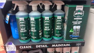 Quantity of Various Oxford Mint Products to Shelf