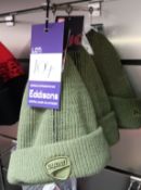 3x Ducati Green Beanie Hats