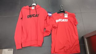Ducati Hoodie XL and T-Shirt