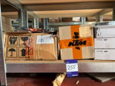 Quantity of motorcycle parts to include Ducati clutch cover, KTM clutch hub and other