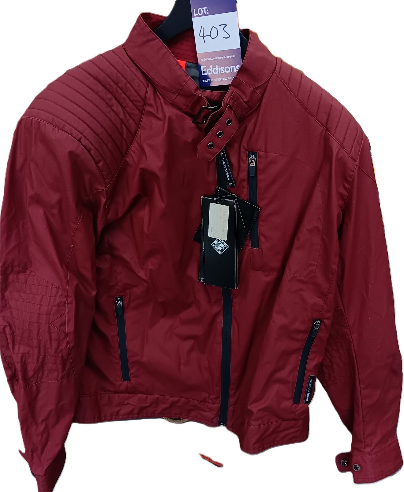 Tucanour Bano waterproof jacket short red L rrp. £161.00 (Viewing strongly recommended)