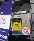 2x Oxford Quartz XD6 Disk Break Lock