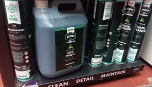 Quantity of Various Oxford Mint Products to Shelf