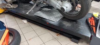 Unbadged Hydraulic Motorcycle Workshop Lift