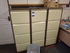 3 Bisley filing cabinets