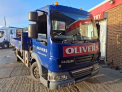 Isuzu Pick Up Truck, DAF Flat Bed Truck with Crane and Contents of Hardware Store