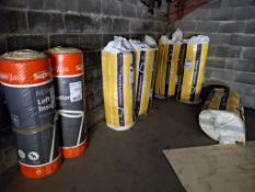 10 x Superglass insulation to include 3 x 150mm 7.714m² coverage, 2 x 100mm 12.120m², 4 x 100mm 4.