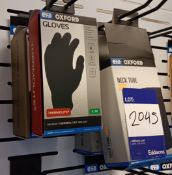 3x Oxford Neck Tube and Pair of Oxford Gloves