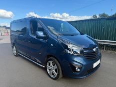VAUXHALL VIVARO 2.9T 1.6 CDTI 120 SPORTIVE CREWCAB VAN (16 REG) * TWIN SIDE LOADING DOORS *