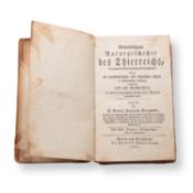BOROWSKI, Georg Heinrich (1746-1801): Naturgeschichte des Tierreichs I