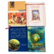 Convolute of books on alchemy (4 bindings)
