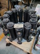 LOT: HERO Coloring dispenser c/w 10 jars of dyes