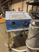 Sandblast Cabinet, 36'' x 24'' x 24''H, c/w Cyclone Unit