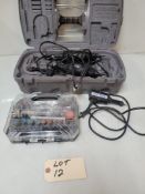 LOT: (2) DEMER Rotary tool - 1 engraver & accessories