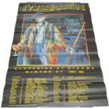 Music interest - Marillion Clutching at Straws Winter of 1987/88 tour posters (159x102cms); another;