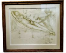 Salvador Dali, 1904-1989, after, Sérénade, signed in pencil to margin, lithograph, 49cm x 60cm,