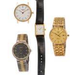 LONGINES, A GROUP OF FOUR QUARTZ WRISTWATCHES, comprising four Longines quartz wristwatches, all