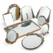 A GROUP OF 20TH CENTURY BARBOLA MIRRORS