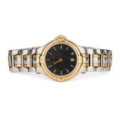 A GENTS BI-COLOUR GUCCI BRACELET WATCH