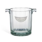 AN ITALIAN MOËT & CHANDON GLASS ICE BUCKET