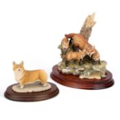 A BORDER FINE ARTS GROUP OF FOXES