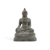 A CHINESE BRONZE FIGURE OF BUDDHA