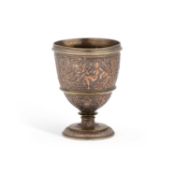 AN ELKINGTON & CO COPPER GOBLET
