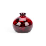 A ROYAL DOULTON FLAMBE VASE