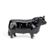 A BESWICK MODEL OF AN ABERDEEN ANGUS BULL