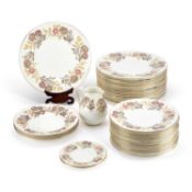 A WEDGWOOD 'LICHFIELD' PARTIAL DINNER SERVICE