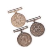 THREE FIRST WORLD WAR MEDALS