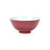 A CHINESE SANG-DE-BOEUF GLAZED BOWL