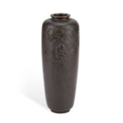 A JAPANESE BRONZE VASE MEIJI PERIOD (1868-1912)
