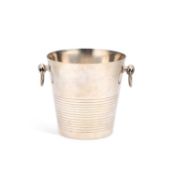 A 20TH CENTURY SILVER-PLATED ICE BUCKET
