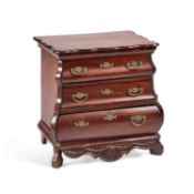 A SMALL DUTCH ROSEWOOD COMMODE
