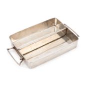 AN EARLY 20TH CENTURY SILVER-PLATED KNIFE TRAY BY ASPREY