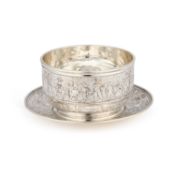 TIFFANY & CO, A LATE 19TH CENTURY STERLING SILVER BOWL AND STAND