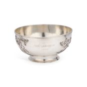A CHINESE SILVER BOWL LATE 19TH/ EARLY 20TH CENTURY