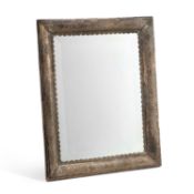 AN IRANIAN (PERSIAN) SILVER MIRROR 20TH CENTURY