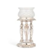 AN OLD SHEFFIELD PLATE COMPORT STAND CIRCA 1815