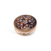 A GEORGE III OLD SHEFFIELD PLATED AND TORTOISESHELL SNUFF BOX