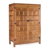 ROBERT THOMPSON OF KILBURN, A MOUSEMAN OAK WARDROBE