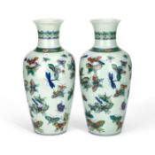 A LARGE PAIR OF CHINESE PORCELAIN VASES