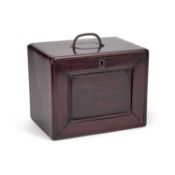 A CHINESE HARDWOOD TABLE CABINET 19TH CENTURY