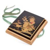 A JAPANESE LACQUER SUZURIBAKO (WRITING BOX) MEIJI PERIOD (1868-1912)