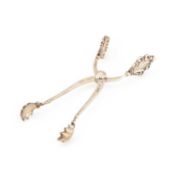 GEORG JENSEN, A PAIR OF DANISH STERLING SILVER 'ACANTHUS' PATTERN ICE TONGS