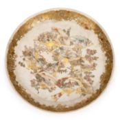 A JAPANESE SATSUMA DISH MEIJI PERIOD (1868–1912)