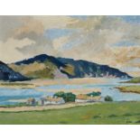 ATTRIBUTED TO LETITIA MARION HAMILTON RHA (IRISH 1878-1964) DONEGAL MOUNTAINS
