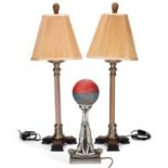 THREE TABLE LAMPS